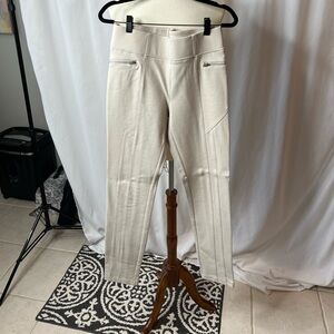 ⸻

🤍 INC International Concepts Cream Ponte Skinny Pants | Size 6
